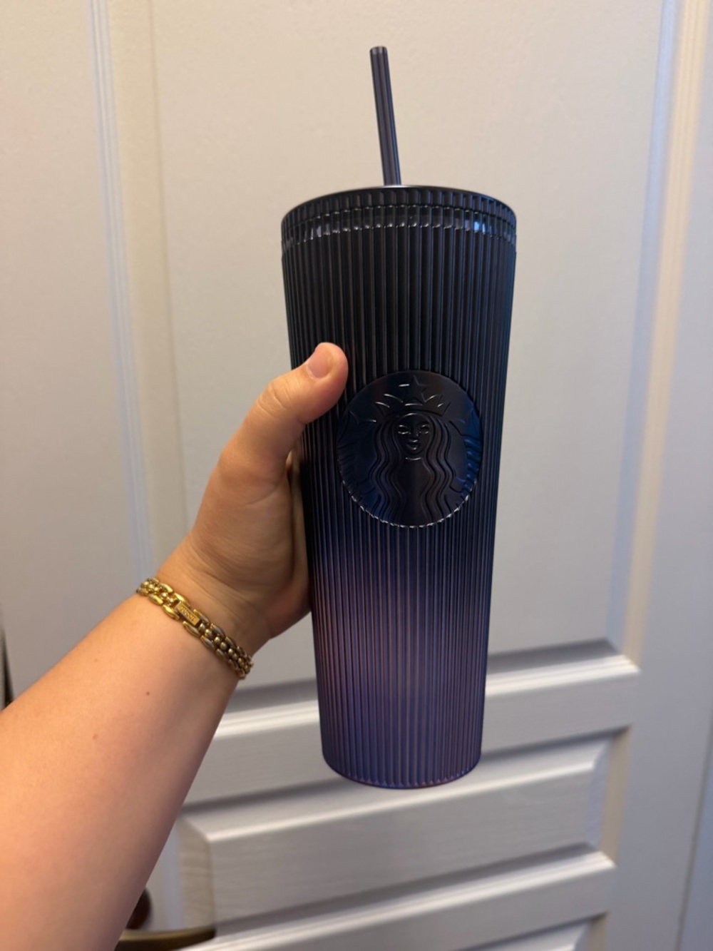 Brand New Authentic Walt Disney World Ombre Starbucks Tumbler with Straw